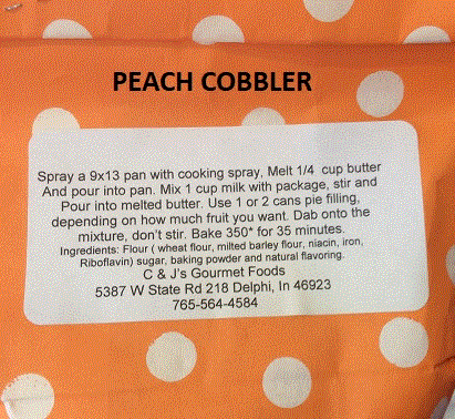 PEACH COBBLER PEACH COBBLER